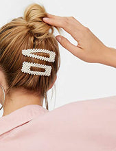 Load image into Gallery viewer, Milacolato 20 Pcs Pearl Hair Clips Artificial Pearl Hair Pins for Women Elegant Handmade Fashion Hair Accessories Pearl Hair Clips for Party Wedding Daily