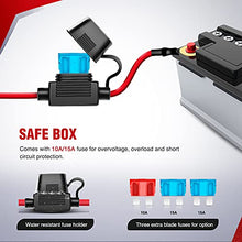 Load image into Gallery viewer, Nilight - 10013W NI -WA 07 LED Light Bar Wiring Harness Kit SASQUATCH LIGHTS 12V 5Pin Rocker Switch Laser On off Waterproof Switch Power Relay Blade Fuse-2 Lead,2 Years Warranty