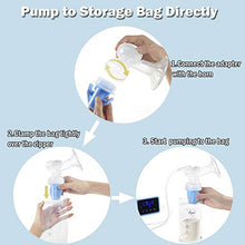 Load image into Gallery viewer, Bellababy Double Electric Breast Feeding Pumps Pain Free Strong Suction Power Touch Panel High Definition Display,Come with 24mm Flanges