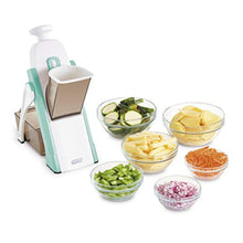 Load image into Gallery viewer, DASH Safe Slice Mandoline for Vegetables, Meal Prep & More with Thickness Adjuster, Aqua