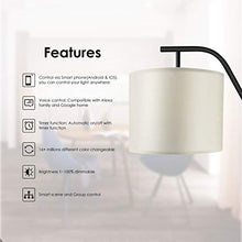 Load image into Gallery viewer, Floor lamp, Wellwerks Smart Light,- Classic Standing Industrial Arc Light with Lamp Shade, Modern Floor Lamp for Bedroom, Living Room, Study Room