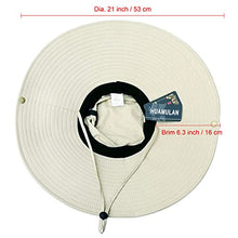 Load image into Gallery viewer, 6" Wide Brim Sun Protection Hat Outdoor Hiking Bucket Cap,Unisex Beach Fishing Safari Garden Lawn Yard Work Boonie Hat