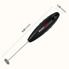 Load image into Gallery viewer, Bonsenkitchen Handheld Milk Frother, Electric Hand Foamer Blender for Drink Mixer, Perfect for Bulletproof coffee, Matcha, Hot Chocolate, Mini Battery Operated Milk Whisk Frother