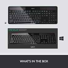 Load image into Gallery viewer, Logitech Wireless Solar Keyboard K750 - for Windows (Renewed)