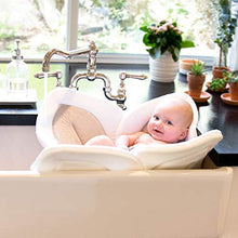 Load image into Gallery viewer, Blooming Bath Lotus Baby Bath Seat - Premium Baby Bathtub, Fits Most Sinks - Newborn & Baby Essentials - Baby Gifts - 33" - Grey/Dark Grey