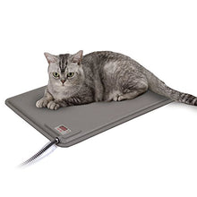 Load image into Gallery viewer, K&H Pet Products Deluxe Lectro-Kennel Heated Pad Small Gray 12.5" x 18.5" 40W