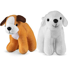 Load image into Gallery viewer, Bedwina Plush Puppy Dogs - (Pack of 12) 6 Inches Tall Stuffed Animals Bulk Assorted Puppies and Cute Stuffed Plushed Dog Puppies Assortment, Stocking Stuffers