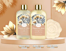 Load image into Gallery viewer, Home Spa Gift Basket, Bath Spa Kit for Women, with Body Lotion, Shower Gel, Bubble Bath, Body Scrub, Bath Salt, Bath Bomb, Gift Set for Women…