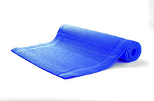 Load image into Gallery viewer, Mind Reader YOGAPVC-BLU All Purpose Extra Thick Yoga Fitness & Exercise Mats with Carrying Strap, High Density Anti-Tear, Blue