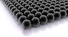 Load image into Gallery viewer, 68 Cal Paintballs Jawbreaker Solid Balls - Self Defense Nylon, Less Lethal Practice Paintballs .68 Caliber - Black (100 Count) 3.5 Gram