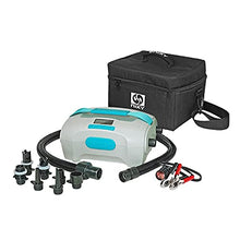 Load image into Gallery viewer, NIXY SUP Pump, Electric Air Pump for Inflatable Stand Up Paddle Boards 1 to 20PSI High Pressure, 12V Dual Stage & Auto-Off Function - 7 Nozzles Great for Inflatable SUP, Kayaks, Boats & Rafts