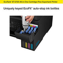 Load image into Gallery viewer, Epson EcoTank ET-2720 Wireless Color All-in-One Supertank Printer with Scanner and Copier - Black