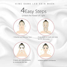 Load image into Gallery viewer, HIME SAMA Led Face Mask, Pro 7 Color Led Face Mask Skincare for Face and Neck, Facial Care Mask & Optical Cosmetic Mask Portable for Home and Travel Use