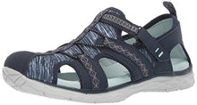 Load image into Gallery viewer, Dr. Scholl's Shoes Women's Andrews Fisherman Sandal, Navy Nubuck/Fabric, 8 M US