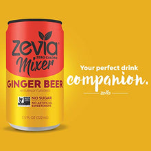Load image into Gallery viewer, Zevia Ginger Beer, 7.5oz (Pack of 12) Zero Calories or Sugar, Naturally Sweetened with Stevia Leaf Extract , A Perfect Drink Mixer, 7.5 Fl Oz (Pack of 12)