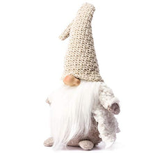 Load image into Gallery viewer, Funoasis Holiday Gnome Handmade Swedish Tomte, Christmas Elf Decoration Ornaments Thanks Giving Day Gifts Swedish Gnomes tomte 16 Inches (Khaki)