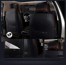 Load image into Gallery viewer, OUTOS Luxury Leather ZFL Auto Car Seat Covers 5 Seats Full Set Universal Fit (Blue)