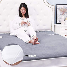 Load image into Gallery viewer, Heated Mattress Pad Underblanket Dual Controller for 2 Users Soft Flannel 10 Heating Levels & 9 Timer Settings Fast Heating, Queen