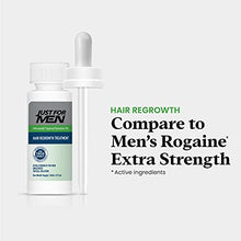 Load image into Gallery viewer, 5% Minoxidil Extra Strength Hair Regrowth Treatment by Just For Men, Topical Solution for Hair Loss, Thinning & Balding, Unscented, Includes Dropper, 3 Month Supply