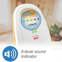 Load image into Gallery viewer, VTech DM111 Audio Baby Monitor with up to 1,000 ft of Range, 5-Level Sound Indicator, Digitized Transmission & Belt Clip