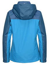 Load image into Gallery viewer, Little Donkey Andy Women¡¯s Waterproof Rain Jacket Lightweight Outdoor Windbreaker Rain Coat Shell for Hiking, Travel Deep Blue/Aqua XL