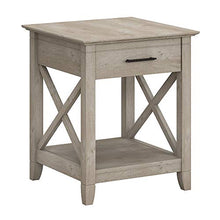 Load image into Gallery viewer, Bush Furniture Key West End Table with Storage, Washed Gray