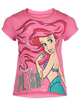 Load image into Gallery viewer, Disney Princess Belle Ariel Cinderella Jasmine Little Girls 4 Pack Graphic T-Shirts 6X