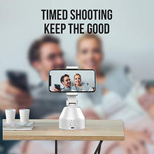 Load image into Gallery viewer, Smart Portable Selfie Stick,360°Rotation Auto Face Object Tracking Camera Tripod Holder Smart Shooting Cell Phone Camera Mount, Vlog Shooting Smartphone Mount Holder for All iPhone Android Phone