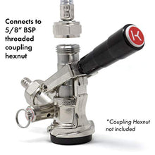 Load image into Gallery viewer, Kegco KC KT85D-L Keg Coupler D System, 1, Black