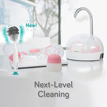 Load image into Gallery viewer, Nanobebe Baby Bottle Ultimate Feeding and Cleaning Set, for Breast Milk and Formula, Cleaning and Soothing Essentials, Baby Shower Registry Gift, for Newborn, Infant and Baby - Pink