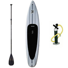 Load image into Gallery viewer, Tower Xplorer Inflatable 14' Stand Up Paddle Board - (8 Inches Thick) - Universal SUP Wide Stance - Premium SUP Bundle (Pump & Adjustable Paddle Included) - Non-Slip Deck - Youth and Adult