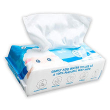 Load image into Gallery viewer, Cloud Wipes Pure Dry Cotton Baby Wipes Soft Durable Unscented Cloth Tissue for Sensitive Skin (6-Pack 600 Count)