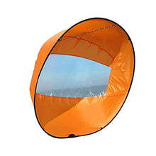 Load image into Gallery viewer, Kayak Downwind Wind Sail, 42" Foldable Paddle Board Rowing Windsurfing w/Clear Clear Window for Kayaks, Canoes, Inflatables, Tandems and Expedition Boats Instant Sail