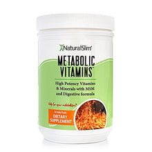 Load image into Gallery viewer, NaturalSlim Metabolic Vitamins - Combination of High Potency Multivitamins, Minerals, B Complex, Msm, & Digestive Formula Supplements for Men & Women - Energy & Metabolism Support - 1 Pack