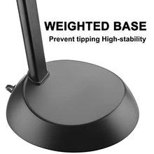 Load image into Gallery viewer, Addlon LED Floor Lamp with 4 Brightness Levels & 3 Color Temperatures, Smooth Touch Switch, 2500 Lumens, Dimmable Reading Standing Lamp with Gooseneck for Sewing Living Room Office - Classic Black