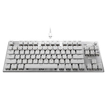 Load image into Gallery viewer, ROCCAT Vulcan TKL Pro PC Gaming Keyboard, Linear Optical Titan Switch, AIMO RGB Lighting, Tenkeyless Mechanical Feel Speed Keystroke, Low Profile Ergonomic Design for Wrist Rest Support, White