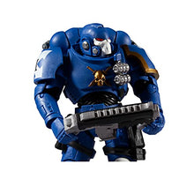 Load image into Gallery viewer, McFarlane Toys Warhammer 40,000 Ultramarines Reiver with Bolt Carbine & Base 7" Action Figure