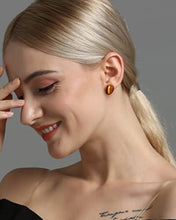 Load image into Gallery viewer, Jewever Tiger Eye Gemstone 925 Sterling Silver Earrings for Women Stud Mens Earrings Stud Healing Crystals Jewellery for Women