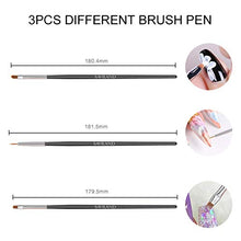 Load image into Gallery viewer, Saviland 12 Colors 3 in 1 Gel Art Paint for Nails with 3pcs Brush Pens,6ml/pcs Cable Knit Sweater Nail with 3D Embossed Gel Nail Polish, Carve Gel Set for Flowers Animals Design(Red White Black.)