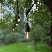Load image into Gallery viewer, 15 Pack EMITTING Shatterproof & Waterproof S14 Replacement LED Light Bulbs –1W S14 LED Bulbs, Warm White 2200K, Outdoor String Lights Vintage LED Filament Bulb, E26 Base Edison Plastic Bulb.