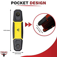 Load image into Gallery viewer, Texas Best Folding Metric and SAE Hex Keys | Metric and SAE Allen Wrench Set | Durable Construction | Heat Treatment S2 Finish | New Design | 2 Pack