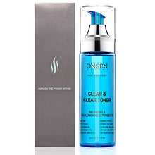 Load image into Gallery viewer, Onsen Japanese Clean & Clear Face Toner - Daily Perfecting & Revitalizing Toner with Witch Hazel, Aloe Vera, and Japanese Natural Hot Spring Minerals, Alcohol-Free, Skin Care Toner for Face, 6.5 oz