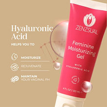 Load image into Gallery viewer, ZENZSUAL Gel with Hyaluronic Acid for Intimate Dryness, Itchin and Burning Sensation, Water Base,100% Vegan, NO Glycerin, NO Parabens. (120 ml - 4 Oz)