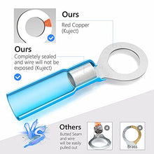 Load image into Gallery viewer, Kuject 320 PCS Heat Shrink Wire Connectors, Multipurpose Waterproof Electrical Wire Terminals kit, Insulated Crimp Connectors Ring Fork Spade Butt Splices for Automotive Marine Boat Truck