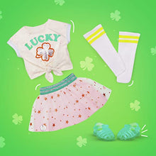 Load image into Gallery viewer, Glitter Girls Dolls by Battat – My Lucky Star Fashion Outfit (Green & Pink) – 14-inch Doll Clothes and Accessories for Kids Ages 3 and Up – Children’s Toys (GG50138Z)