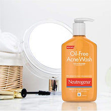 Load image into Gallery viewer, Neutrogena Oil-Free Acne Fighting Facial Cleanser with Salicylic Acid Acne Treatment Medicine, Daily Oil-Free Acne Face Wash for Acne-Prone Skin, 9.1 fl. oz, 3 pk