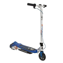 Load image into Gallery viewer, Pulse Performance Products Kids Electric Scooter with 12V Battery, Blue/White