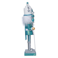 Load image into Gallery viewer, Kurt Adler Hollywood Nutcracker, 17-Inch, Turquoise/White (HA0152)