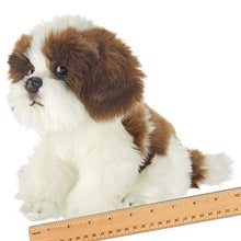 Load image into Gallery viewer, Bearington Bentley Plush Shih Tzu Dog Stuffed Animal, 13 Inch