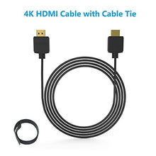 Load image into Gallery viewer, Thin HDMI Cable 6ft for Nintendo Switch, PS3, PS4, PS4 Pro, Xbox One, Xbox 360, Roku to HDTV, Monitor, FOINNEX Slim HDMI 1.4 Cord 4K, High Speed Support Ultra HD,1080P, 3D,Ethernet,ARC,HDR